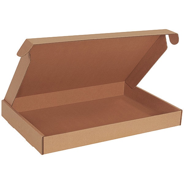 Deluxe Literature Mailers, 17 1/8" x 11 1/8" x 2", Kraft, 50/Bundle