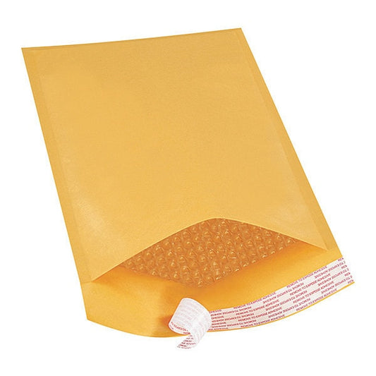 Self-Seal Bubble Mailers, #3, 8 1/2" x 14 1/2", Kraft, 100/Case