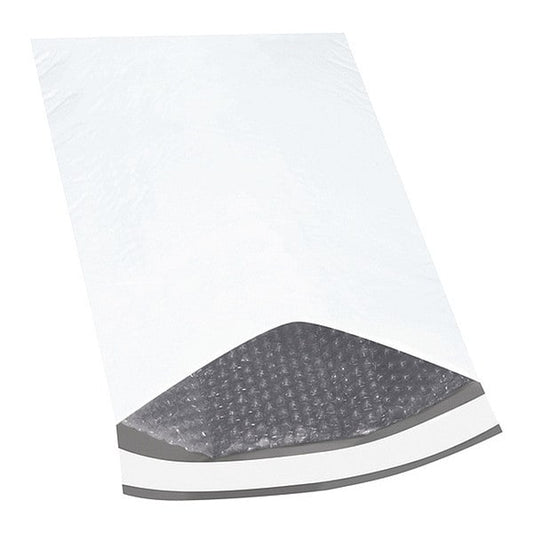 Bubble Lined Poly Mailers, 12 1/2" x 19", White, 50/Case