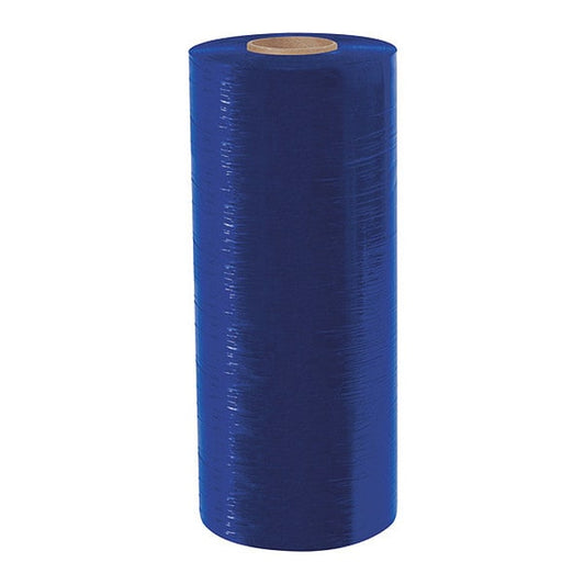 Strech Film, 80G, 20" x 6000 ft., Blue, 20' W x 6000' L, Blue