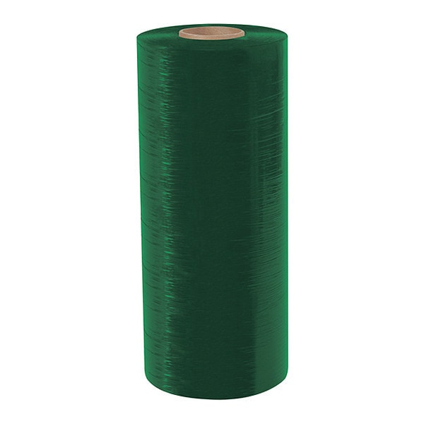 Strech Film, 80G, 20" x 6000 ft., Green, 20' W x 6000' L, Green