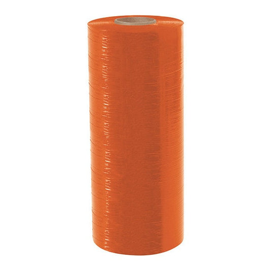 Strech Film, 80G, 20" x 6000 ft., Orange, 20' W x 6000' L, Orange