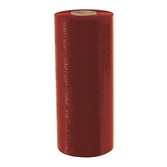 Strech Film, 80G, 20" x 6000 ft., Rd, 20' W x 6000' L, Red