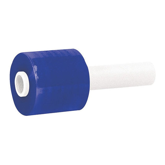 Bundling Film, Extended Core, 3" x 1000 ft., Blue, PK18, 3" W x 1000 ft. L, 80 ga., Cast Style, Blue