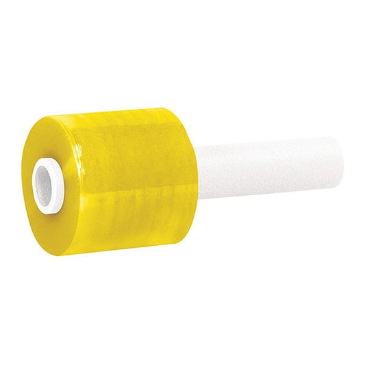 Bundling Film, Extended Core, 3" x 1000 ft., Ylw, PK18, 3" W x 1000 ft. L, 80 ga., Cast Style, Yellow