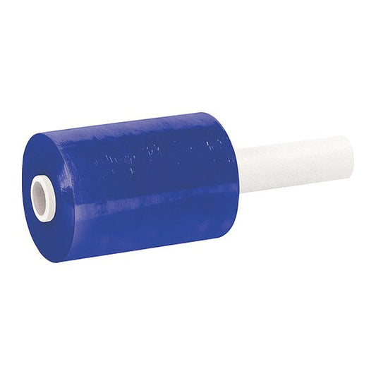Bundling Film, Extended Core, 5" x 1000 ft., Blue, PK12, 5" W x 1000 ft. L, 80 ga., Cast Style, Blue