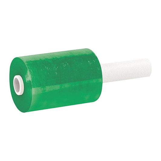 Bundling Film, Extended Core, 5" x 1000 ft., Green, PK12, 5" W x 1000 ft. L, 80 ga., Cast Style, Green