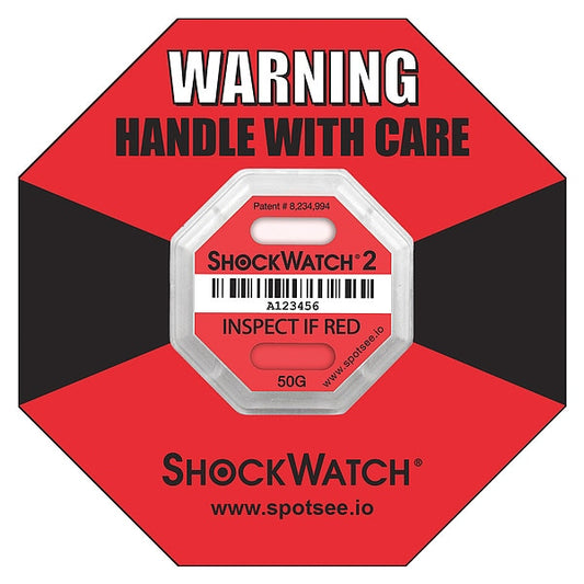 G-Force Indicator Label, 50G, PK50