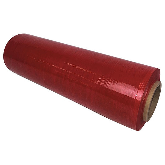 Stretch Wrap, 80 ga, Red, Standard Duty