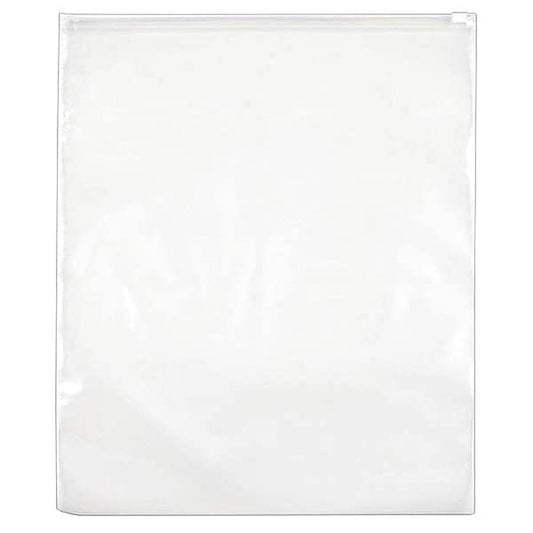 Reclosable Poly Bags, 13" x 13", 2.75 mil, Clear, Slide Seal, 250 PK