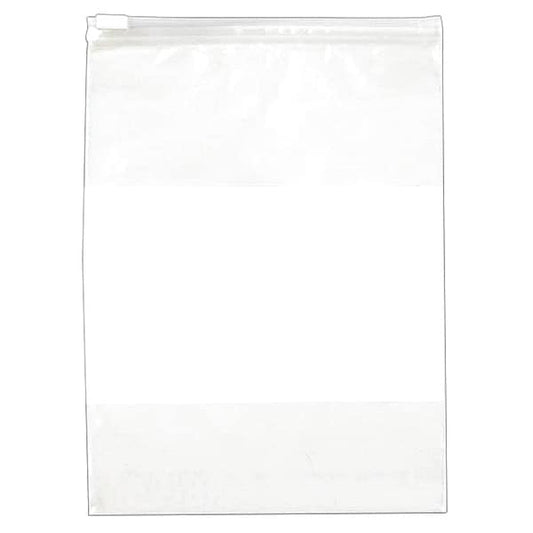 Reclosable Poly Bags, 9" x 12", 2.75 mil, Clear, Slide Seal, 250 PK