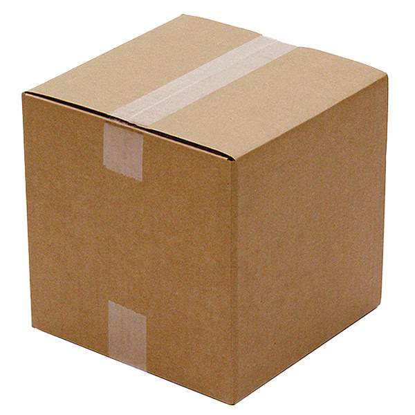 Corrugated Boxes: 14”X14”X14”, Kraft, Single layer