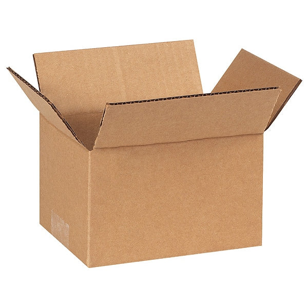 Corrugated Boxes, 6" x 4" x 3", Kraft, 25/Bundle