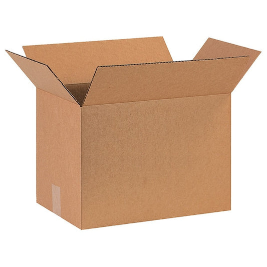 Corrugated Boxes, 16" x 8" x 12", Kraft, 25/Bundle