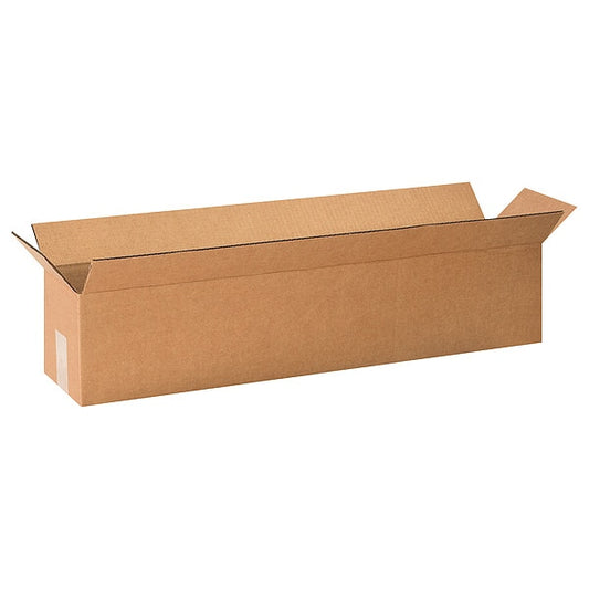 Long Corrugated Boxes, 60" x 12" x 12", Kraft, 10/Bundle