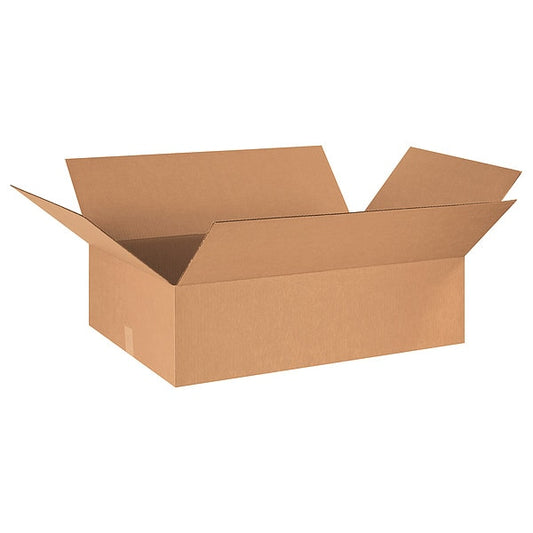 Corrugated Boxes, 32" x 18" x 8", Kraft, 15/Bundle