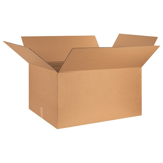 Corrugated Boxes, 32" x 18" x 18", Kraft, 15/Bundle