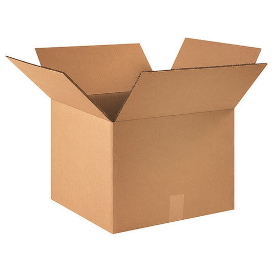 Double Wall Boxes, 18" x 18" x 16", Kraft, 10/Bundle
