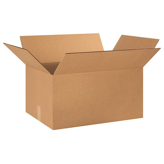 Double Wall Boxes, 24" x 16" x 12", Kraft, 10/Bundle