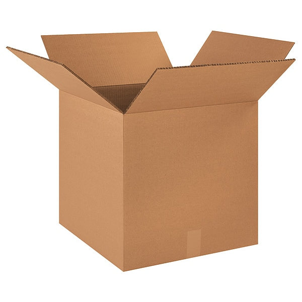 Double Wall Boxes, 17" x 17" x 17", Kraft, 10/Bundle