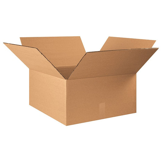 Double Wall Boxes, 22" x 22" x 12", Kraft, 10/Bundle