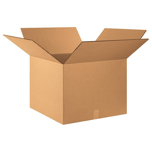 Double Wall Boxes, 22" x 22" x 16", Kraft, 10/Bundle