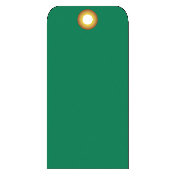 Blank Tag Green, Pk25