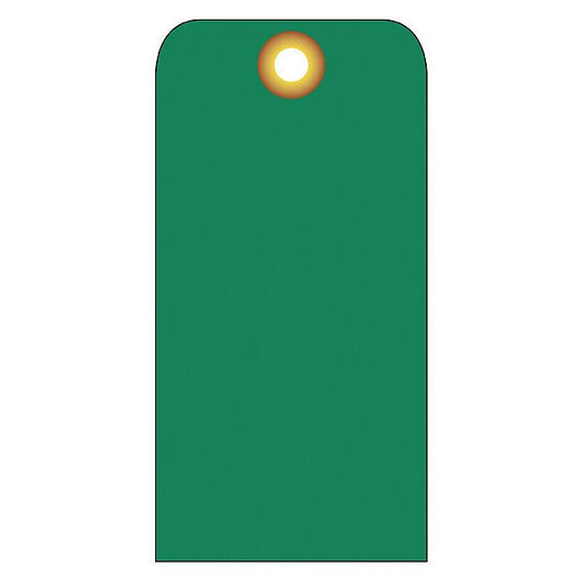 Blank Tag Green, Pk25