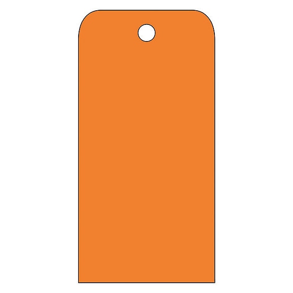 Blank Tag Orange, Pk25