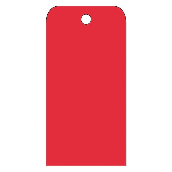 Blank Tag Red, Pk25