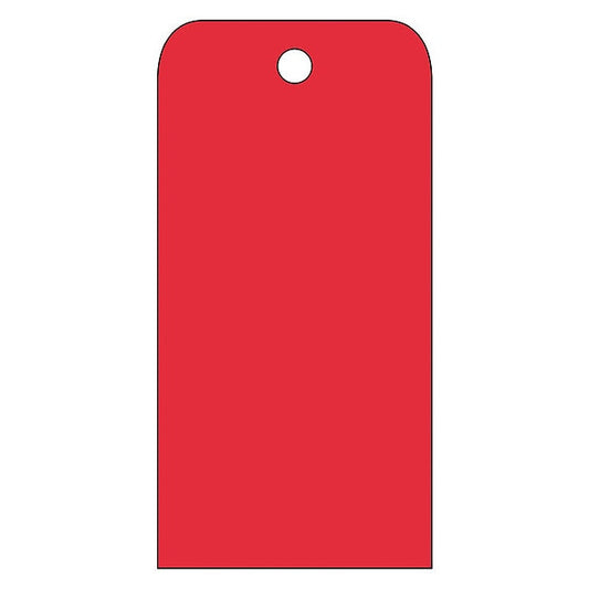Blank Tag Red, Pk25