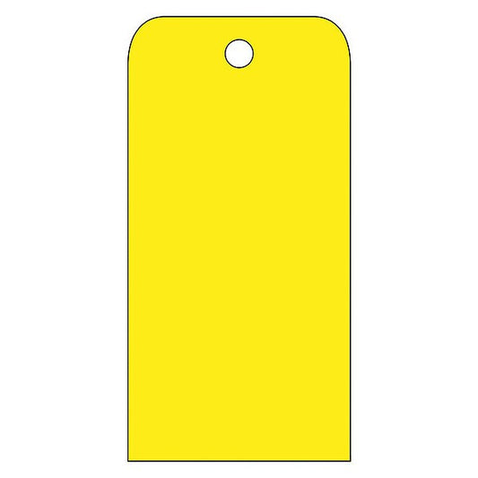Blank Tag Yellow, Pk25