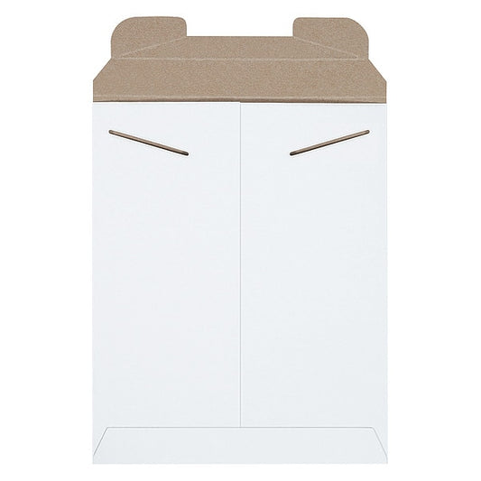 Flat Mailers, 9-3/4" x 12-1/4", White, 100/Case