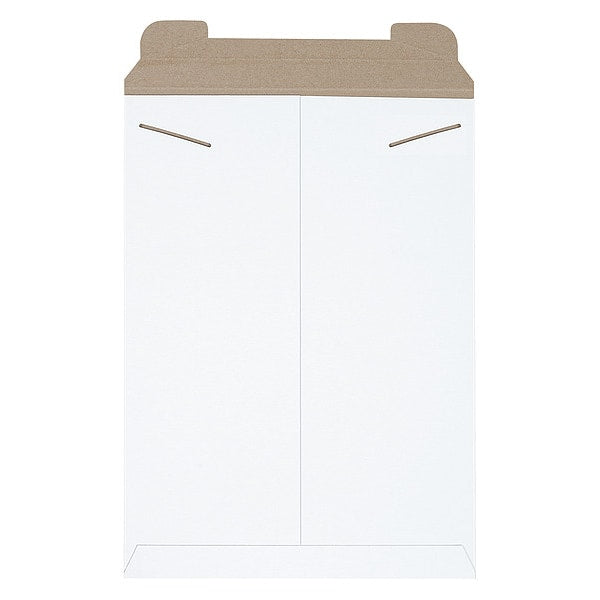 Flat Mailers, 13" x 18", White, 100/Case