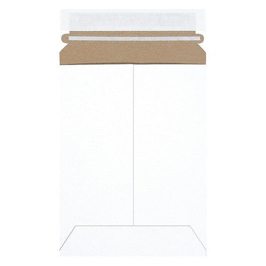 Self-Seal Flat Mailers, 6" x 8", White, 100/Case