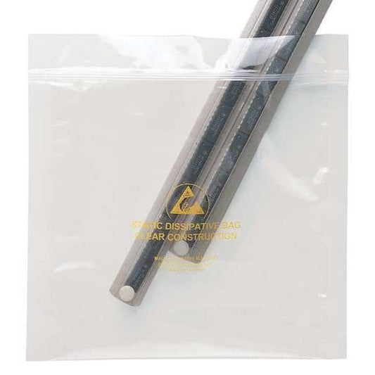Static Free Bags, 10" x 12", Clear, 100 PK