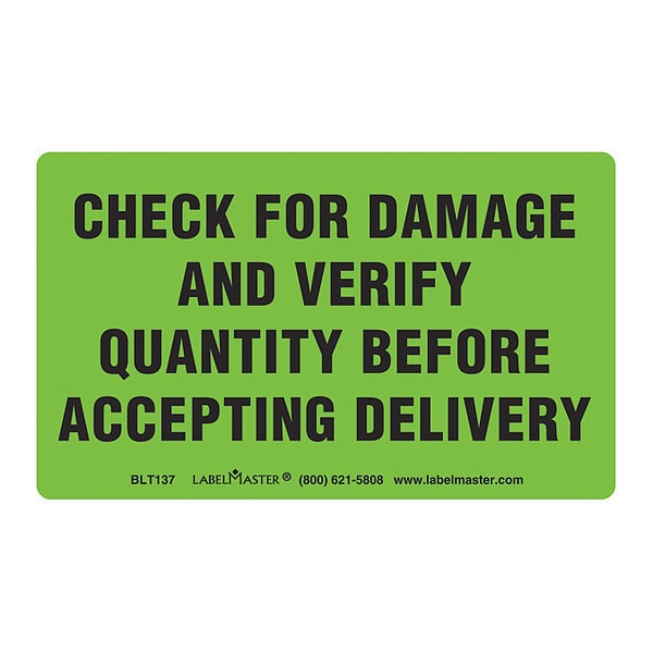 Check for Damage and Verify, PK500