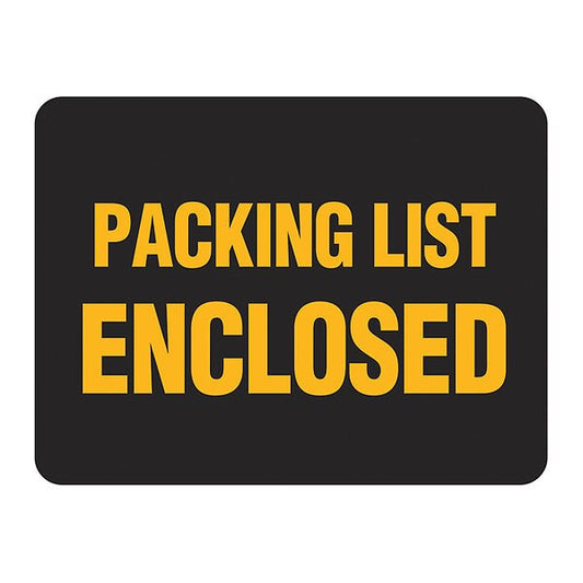 Packing List Enclosed Label, PK500