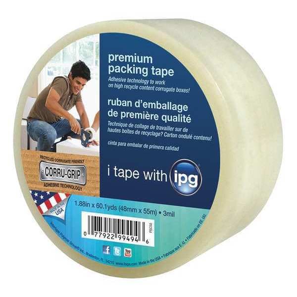 Prem Packaging Tape, 3mil 48mmx55m, PK16