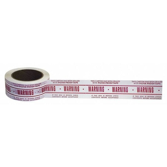 Tape, 321CP Clear 48mmX100M PRT Warn, PK36
