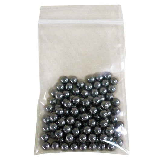 Reclosable Poly Bag, Zip Seal, 4 in L, 3 in W, 2 mil Thick, Low Density Polyethylene (LDPE), Clear