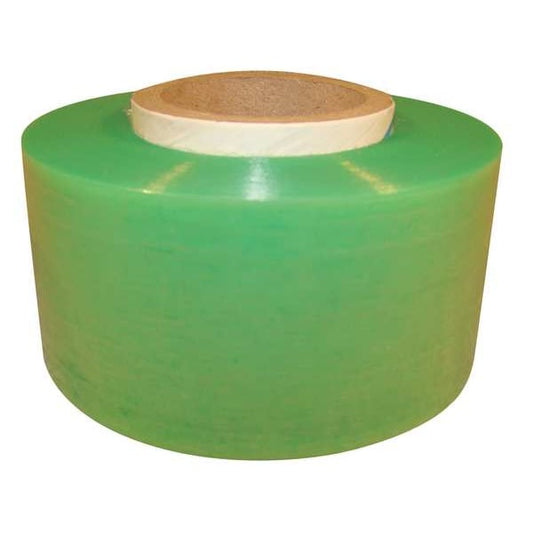 Stretch Wrap, 2" W x 1000 ft. L, 60 ga, Cast Style, Light Green, Light Duty
