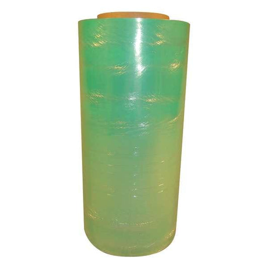Stretch Wrap, 12" W x 1500 ft. L, 80 ga, Cast Style, Light Green, Standard Duty