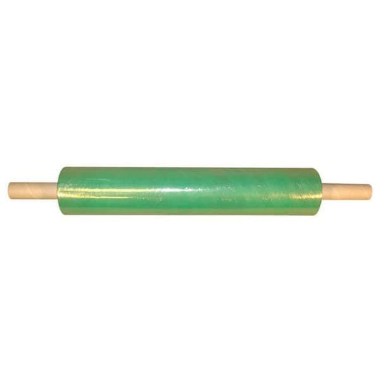 Stretch Wrap, 20" W x 1000 ft. L, 90 ga, Cast Style, Light Green, Standard Duty