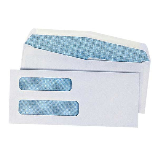 Envelope, 3-5/8 x 8-5/8, Dble Window, PK500
