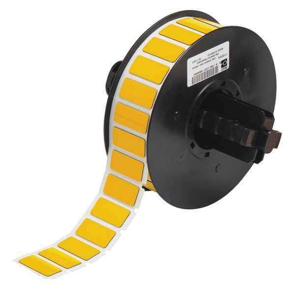 Raised Panel Label, Yellow, Labels/Roll: 610