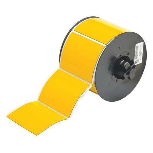 Raised Panel Label, Yellow, Labels/Roll: 125