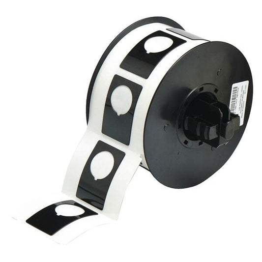 Raised Panel Label, Black, Labels/Roll: 180