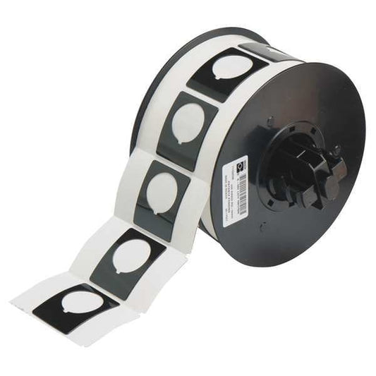 Raised Panel Label, Black, Labels/Roll: 200