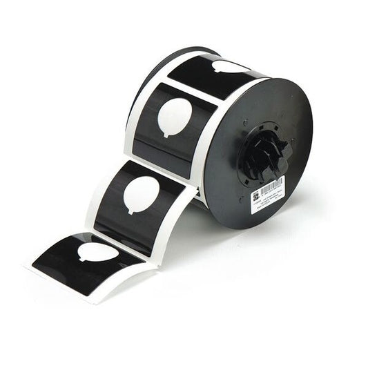 Raised Panel Label, Black, Labels/Roll: 145